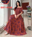 Boho Floral Maxi Dress Summer Women's Fashion Apparel