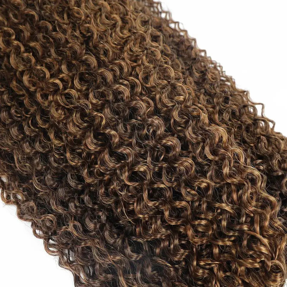 BOL Jerry Curly Ombre Blonde Synthetic Hair Extensions