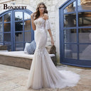 Elegant Mermaid Wedding Dress for Bride