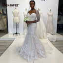 Elegant Mermaid Wedding Dress for Bride