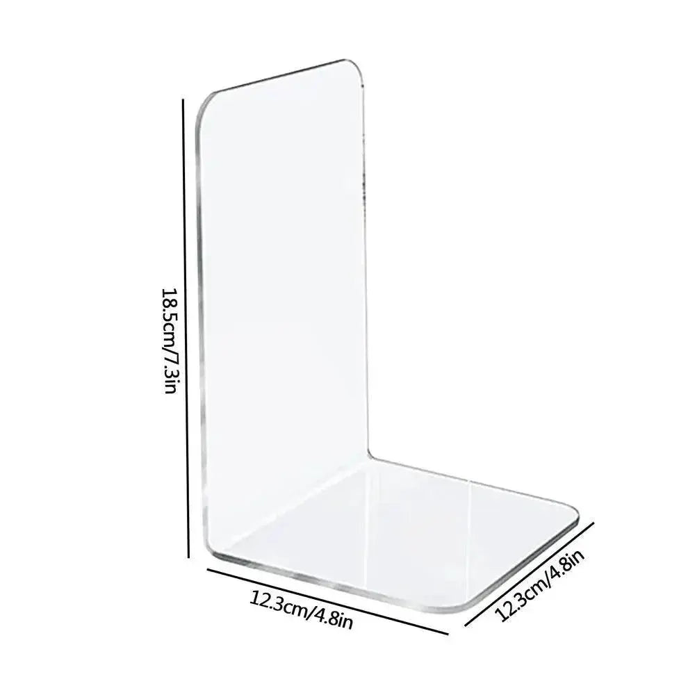 Bookshelf Ends Universal Book End Heavy Duty 7.3x4.8 Inch