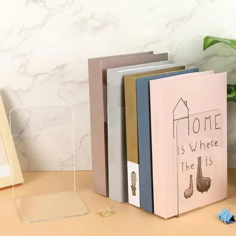 Bookshelf Ends Universal Book End Heavy Duty 7.3x4.8 Inch