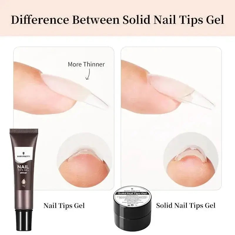 Born Pretty Transparent Nail Extension Gel Kit UV LED