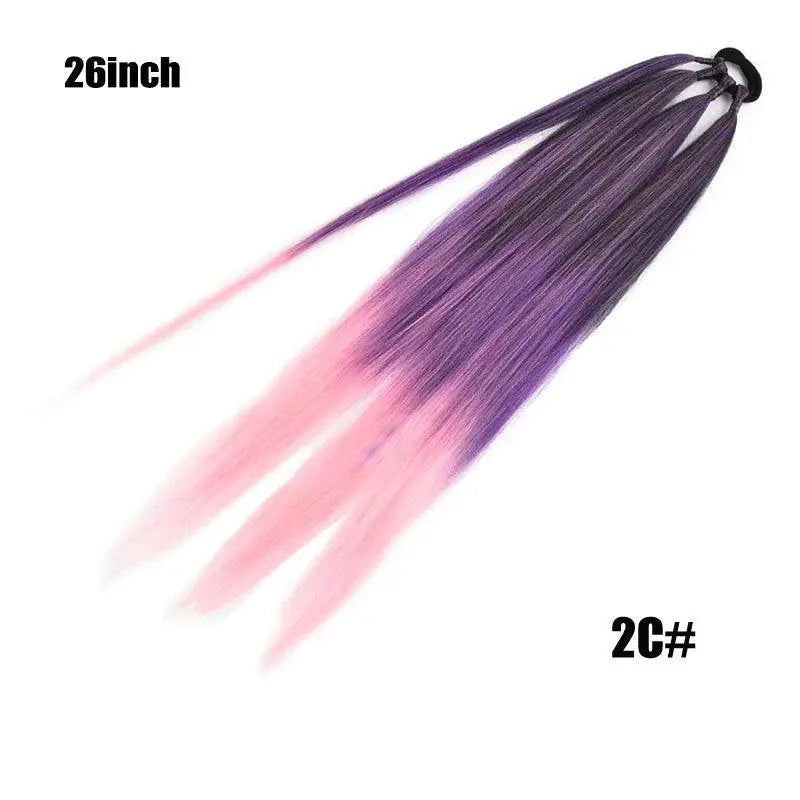 Boxing Braids Ombre Ponytail Hairpiece Diy Upgrade 26Inch