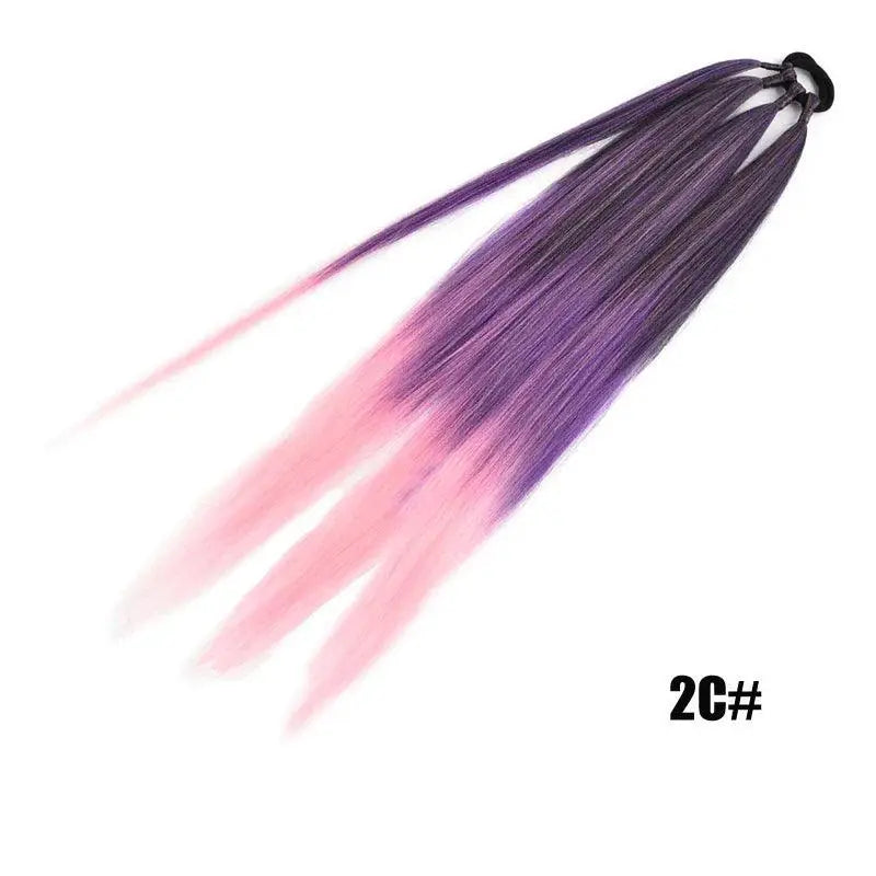 Boxing Braids Ombre Ponytail Hairpiece Diy Upgrade 26Inch