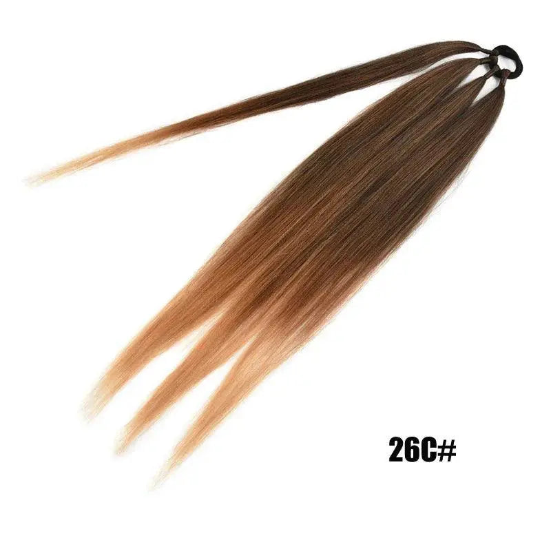 Boxing Braids Ombre Ponytail Hairpiece Diy Upgrade 26Inch