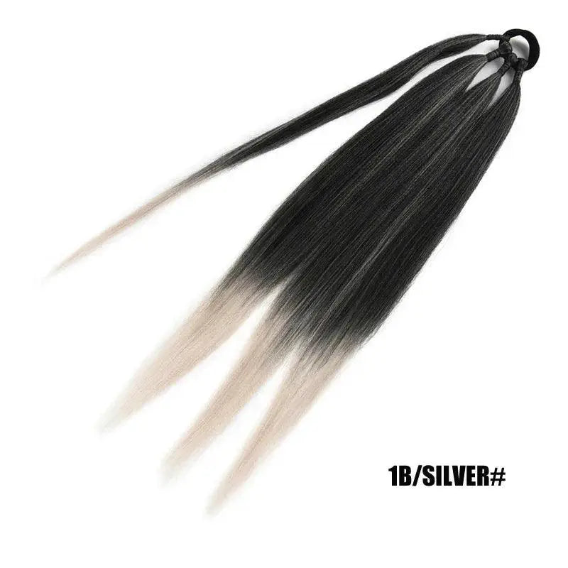 Boxing Braids Ombre Ponytail Hairpiece Diy Upgrade 26Inch