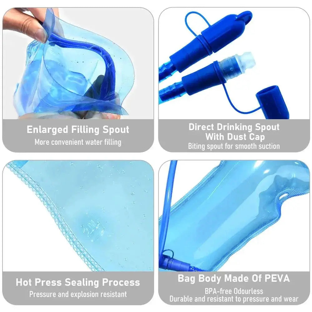 BPA Free Hydration Pack Water Bladder Reservoir 1L To 3L