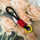 Braided Lanyard Keychain Anti Lost Keyring Accessory Kit