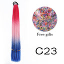 Braided Ponytail Hair Extension Stylish Elastic Rubber Band