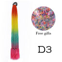 Braided Ponytail Hair Extension Stylish Elastic Rubber Band