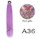 Braided Ponytail Hair Extension Stylish Elastic Rubber Band