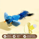 Bran Bird Squeaky Cat Toy for Indoor Fun