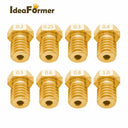 Brass Nozzle Set: Versatile Printing Options for Filament Printers