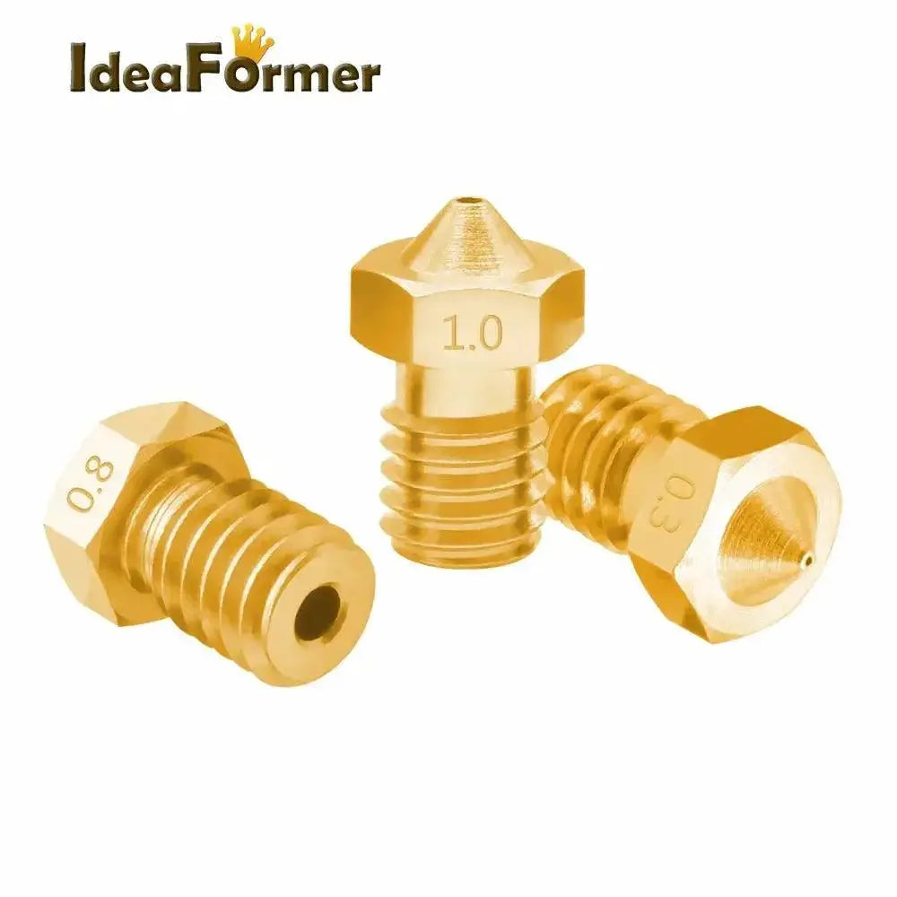 Brass Nozzle Set For Filament Printers Versatile Printing