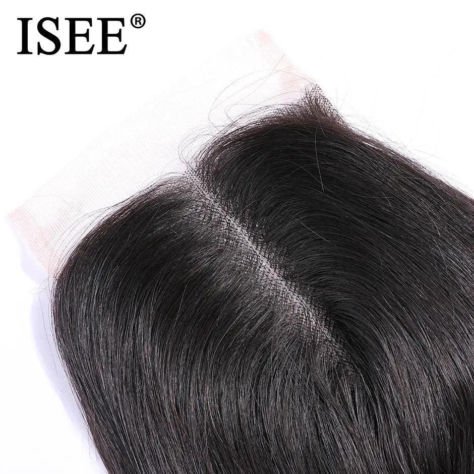 Brazilian Body Wave Closure Remy Human Hair Style Luxury