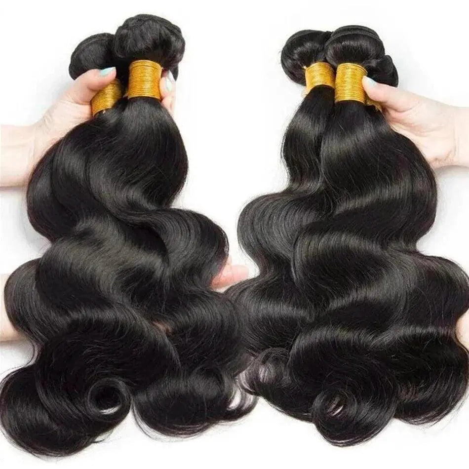 Brazilian Body Wave Hair Bundle Luxe Virgin Human Extensions