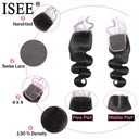 Brazilian Body Wave Hair Bundle Set with Closure Remy