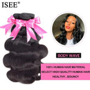 Brazilian Body Wave Hair Bundle Set with Closure Remy