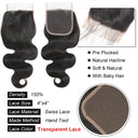 Brazilian Body Wave Hair Bundle Set with Lace Closure