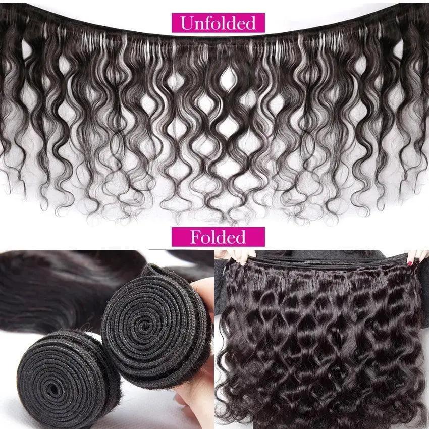 Brazilian Body Wave Hair Bundle Set With Lace Closure Deal