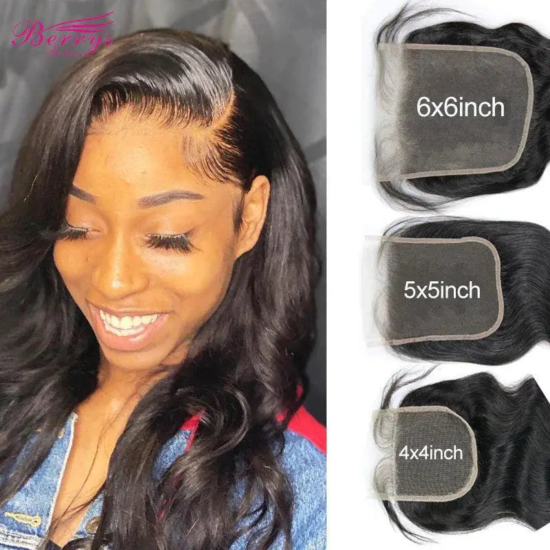Brazilian Body Wave HD Lace Closure Remy Hair Premium