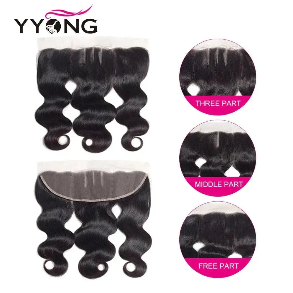Brazilian Body Wave Hair Bundle With Lace Frontal Premium