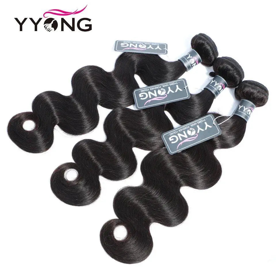 Brazilian Body Wave Hair Bundle With Lace Frontal Premium