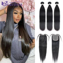 Brazilian Deep Wave Hair Bundles HD Lace