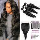 Brazilian Deep Wave Hair Bundles HD Lace