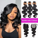 Brazilian Deep Wave Hair Bundles HD Lace