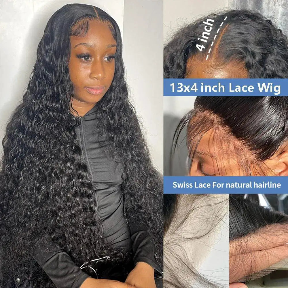 Brazilian Curly Hair Wig With HD Lace Natural Curls