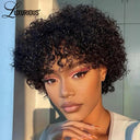 Brazilian Curly Pixie Cut Bob Wig for Stylish Women