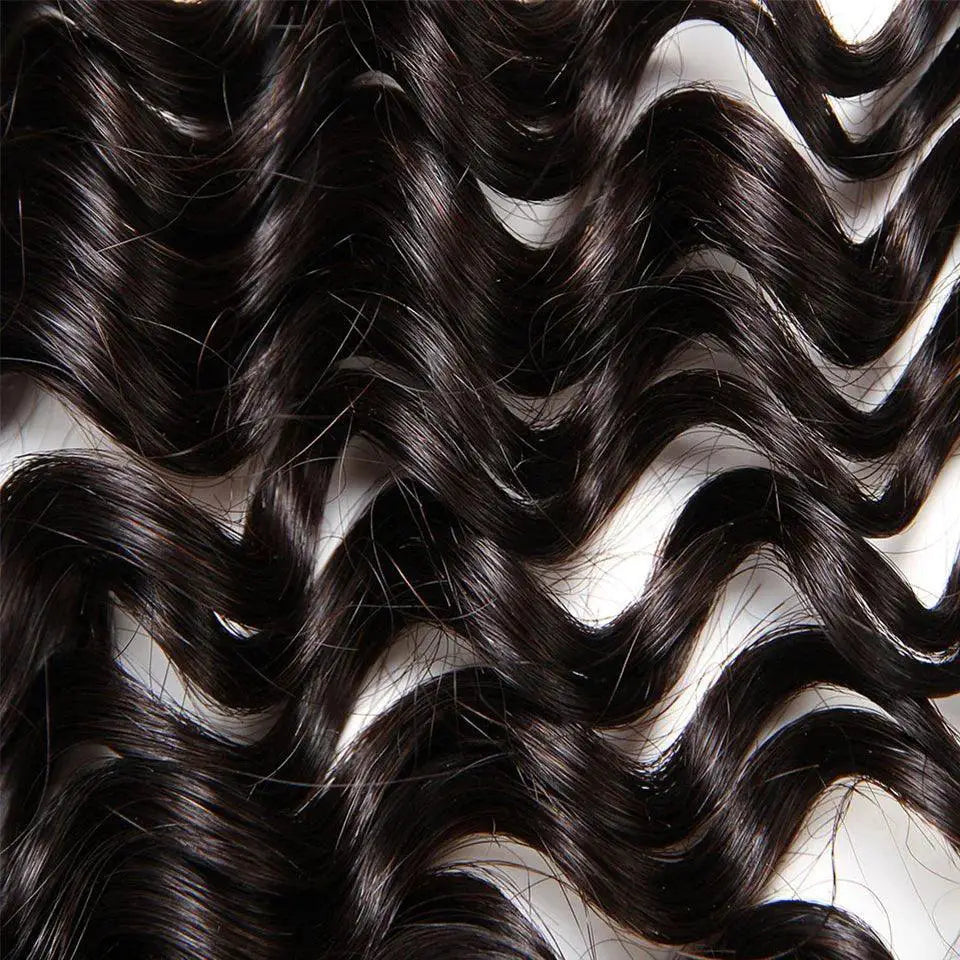 Brazilian Deep Wave Pre Colored Hair Bulk Styling Options