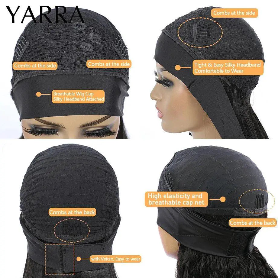 Brazilian Kinky Curly Headband Wig Effortless Style Luxury