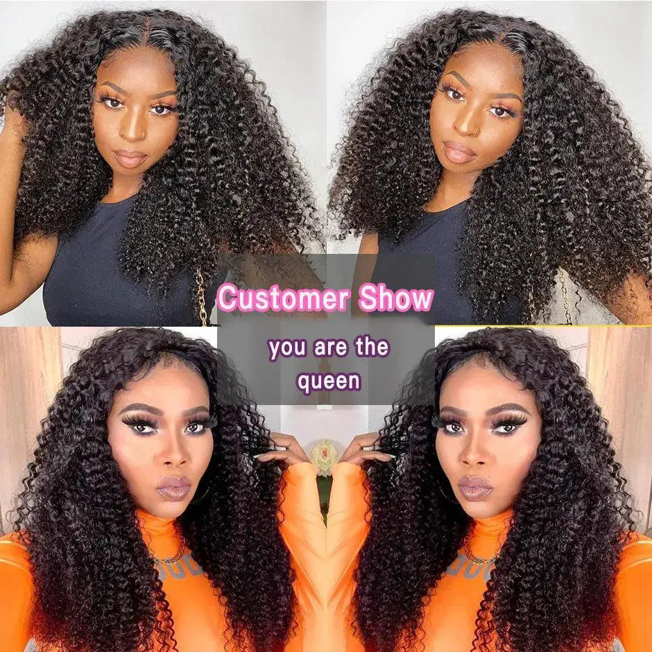 Brazilian Kinky Curly Wave Hair Bundles Summer Ready Remy