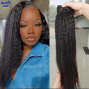 Brazilian Kinky Straight Hair Bundles Effortless Remy Extensions