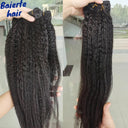 Brazilian Kinky Straight Hair Bundles Effortless Remy Extensions