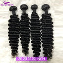 Brazilian Raw Human Hair Luxe Deep Wave Bundles Fast Delivery