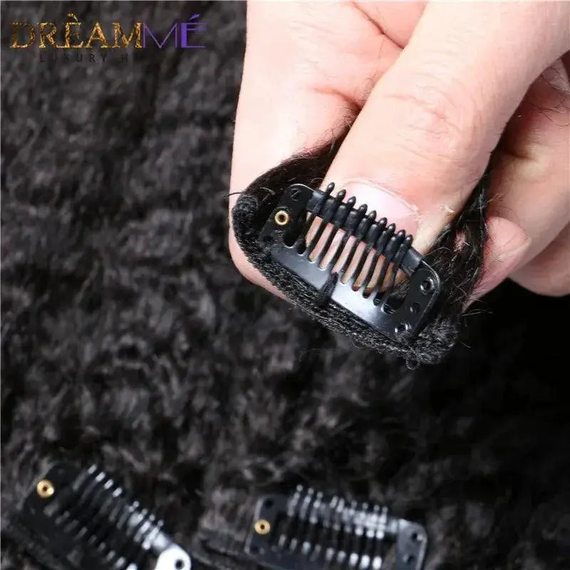 Brazilian Remy Clip In Hair Extensions Luxury Human Hair Set