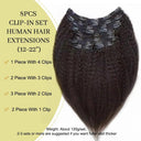 Brazilian Remy Clip-In Hair Extensions Luxury Quality Set