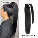 Brazilian Remy Ponytail Hair Extensions Straight Texture Hair