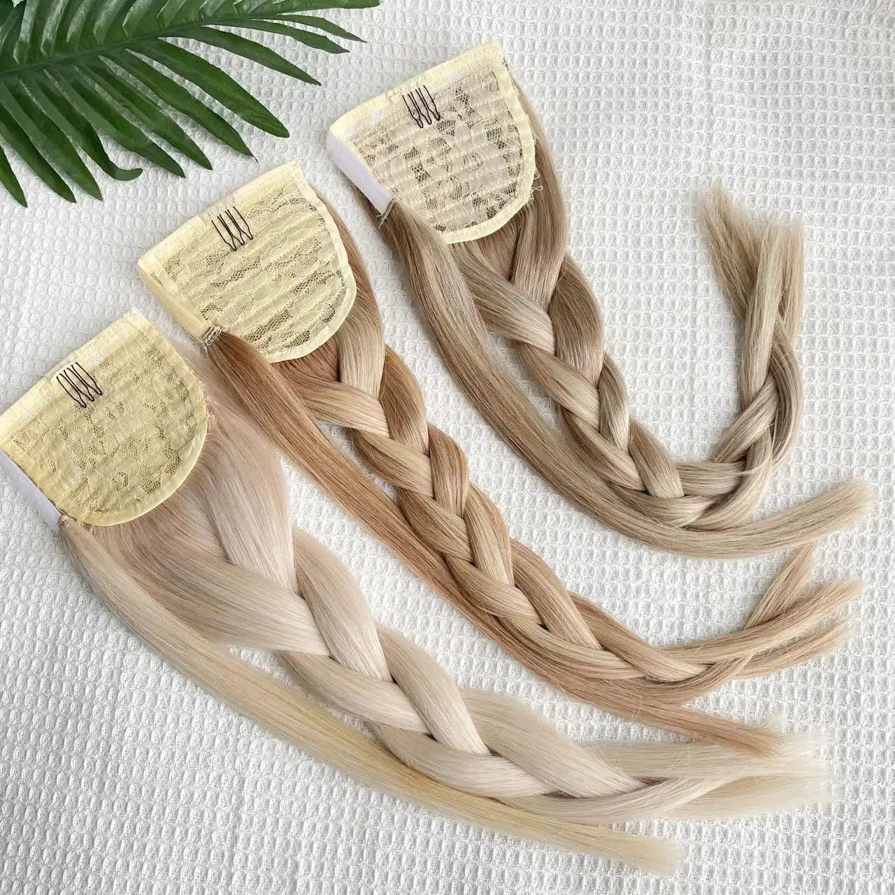 Brazilian Remy Ponytail Hair Extensions Straight Texture