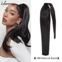 Brazilian Remy Ponytail Hair Extensions Straight Texture Hair