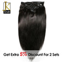 Brazilian Remy Seamless Clip In Hair Extensions Natural Look