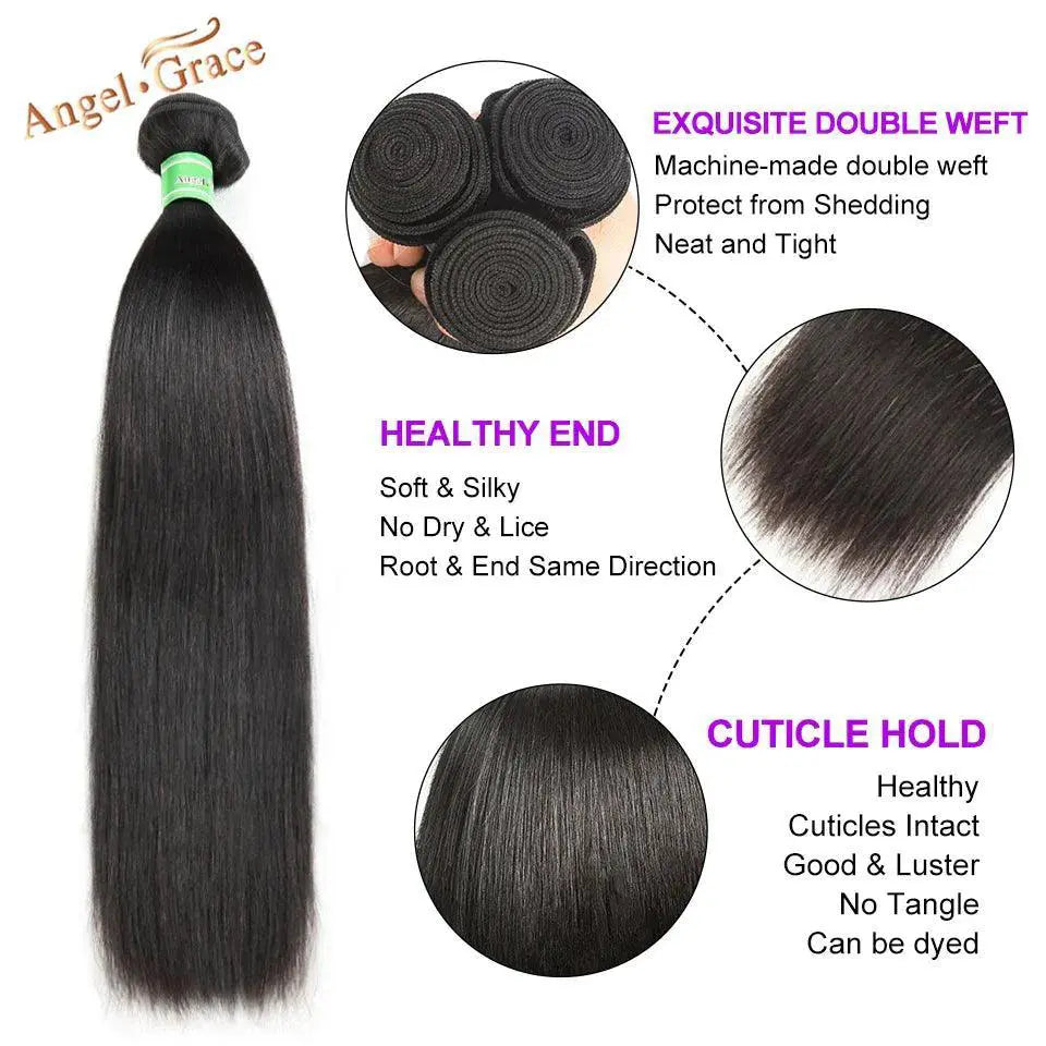 Brazilian Straight Hair Extensions Ultimate Luxury Bundle
