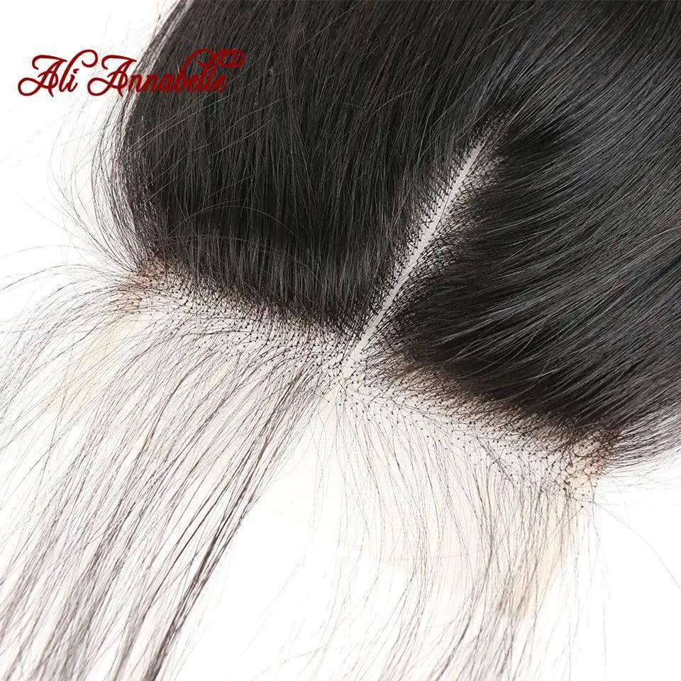 Brazilian Straight HD Lace Closure Transparent Lace Look