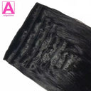 Brazilian Straight Remy Hair Extensions Luxe Clip-In Set