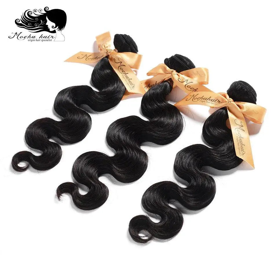 Brazilian Virgin Body Wave Hair Extensions Mocha Waves