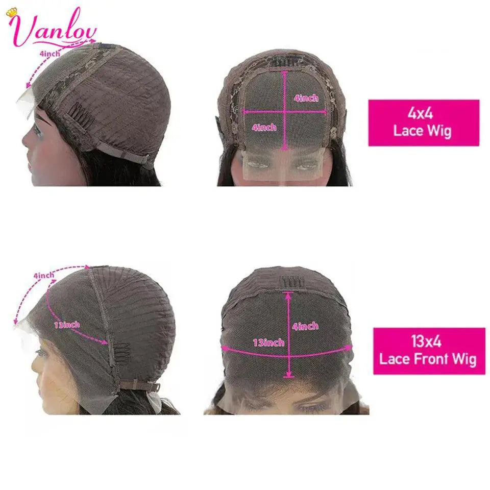 Brazilian Water Wave Lace Front Wig Premium Remy Hair